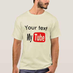 YouTube Funny Sjabloon, doe het zelf, populair T-shirt