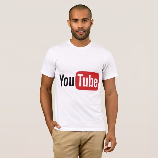 YouTube icon T-Shirt (Voorkant volledig)