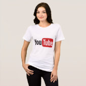 YouTube icoon T-shirt (Voorkant volledig)