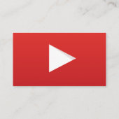 YouTube-kanaal | Professionele YouTuber Visitekaartje (Achterkant)