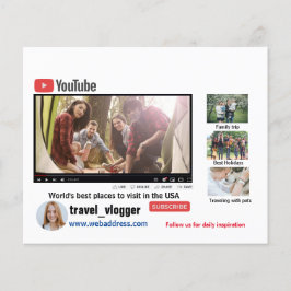 Youtube-kanaalpromotie Flyer