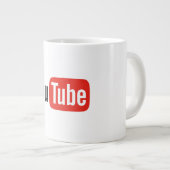 YouTube-logo Grote Koffiekop (Voorkant rechts)