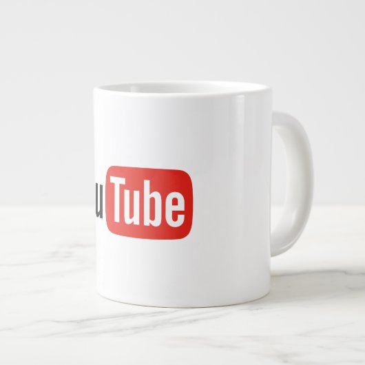 YouTube-logo Grote Koffiekop (Voorkant rechts)