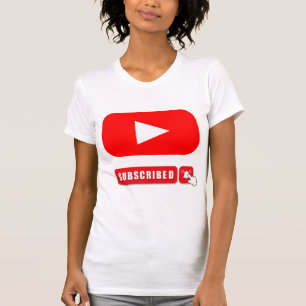 YouTube logo-ontwerp T-shirt