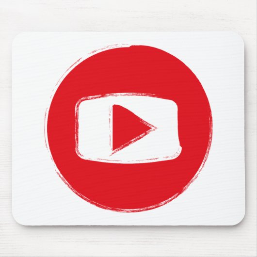 YouTube-pictogram Muismat (Voorkant)