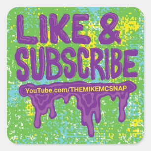 YouTube Sticker Sheet