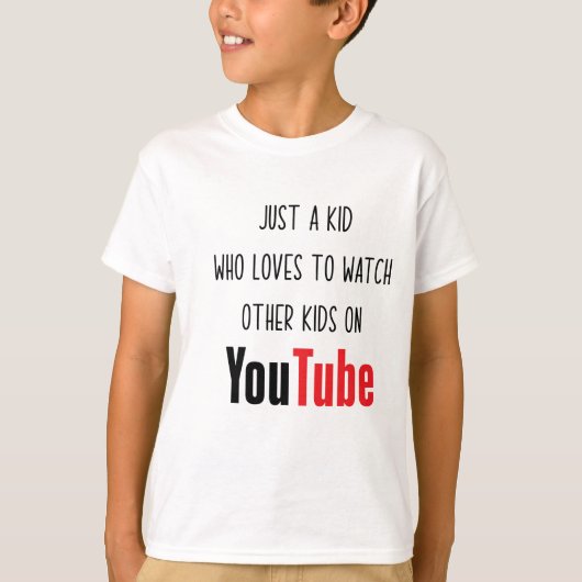 Youtube T-shirt (Voorkant)
