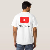 YouTube T-shirts van hoge kwaliteit (Achterkant volledig)