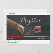YouTube-themaaankondigingskaart voor zwangerschap Kaart (Voorkant)