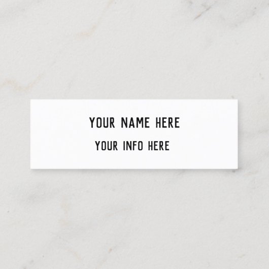 youtube-visitekaartje mini visitekaartje (Achterkant)