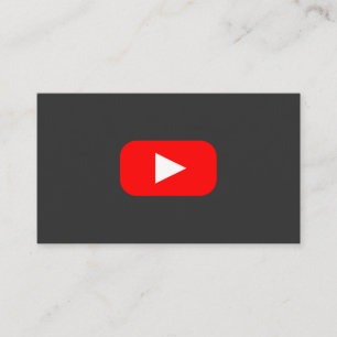 Youtube Youtuber Social Media Bloger Vloger Visitekaartje