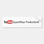 YouTube ZyproPlays Productions Sticker (Voorkant)