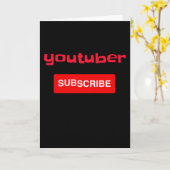 Youtuber Gamer Kaart (Gele Bloem)