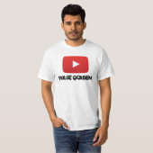 youtuber pulse golden t-shirt (Voorkant volledig)