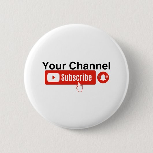 YouTuber Ronde Button 5,7 Cm (Voorkant)