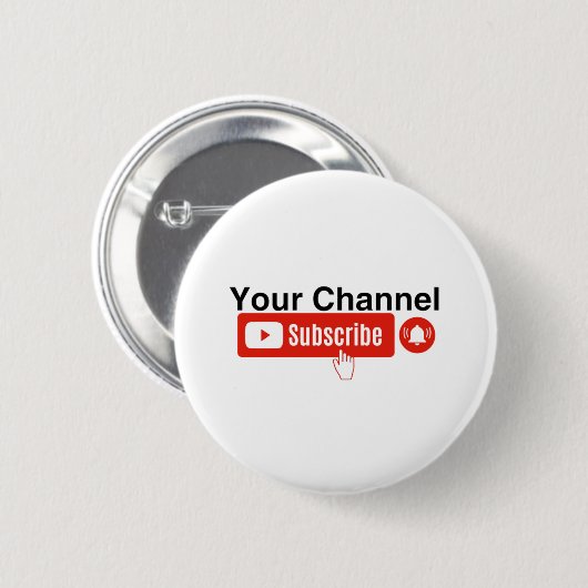 YouTuber Ronde Button 5,7 Cm (Voorkant /achterkant)