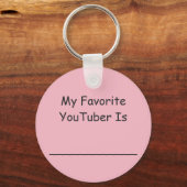 YouTuber-Sleutelhanger Sleutelhanger (Voorkant)