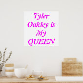 Youtuber Tyler Oakley Poster (Keuken)