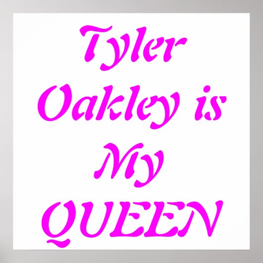 Youtuber Tyler Oakley Poster (Voorkant)