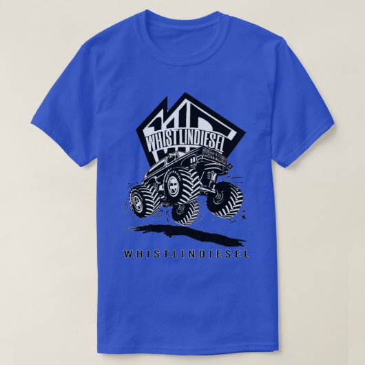Youtuber WhistlinDiesel Monster Truck T-shirt (Design voorkant)