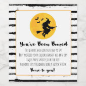 You've Been Boozed Wijnlabel Wijn Etiket (Enkel label)