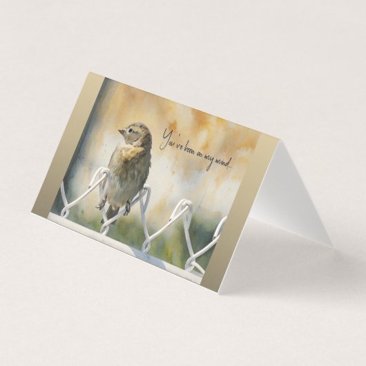 You've been on my mind... Thinking of You Card Kaart (Voorkant)