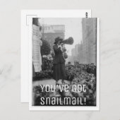 You've Got Snailmail Postcard Briefkaart (Voorkant / Achterkant)