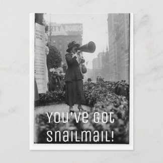 You've Got Snailmail Postcard Briefkaart