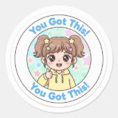 You've got this ronde sticker (Voorkant)