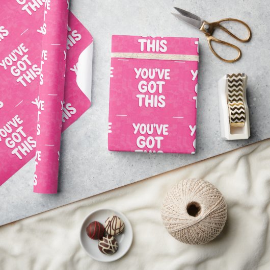 You've got this words on pink cadeaupapier (Crafts)