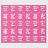 You've got this words on pink cadeaupapier (Vlak)