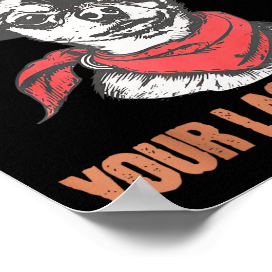 You've Just Buttered Your Last Biscuit Funny Cowbo Poster (Hoek)