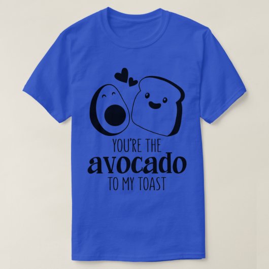 youx27re de avocado naar mijn toast grappige pun v t-shirt (Design voorkant)