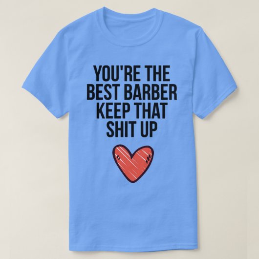 Youx27re De beste Barber T-shirt (Design voorkant)