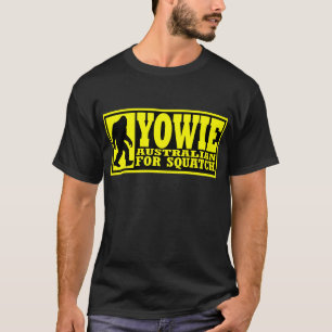 YOWIE AUSTRALIAN VOOR SQUATCH - Bigfoot down under T-shirt