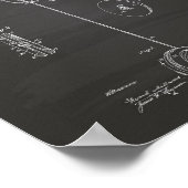 Yoyo 1866 Patent Art Chalkboard Poster (Hoek)
