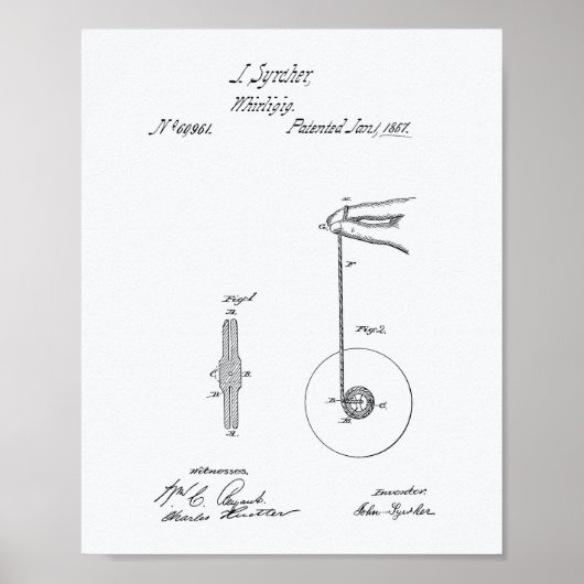 Yoyo 1867 Whitepaper over octrooien Poster (Voorkant)