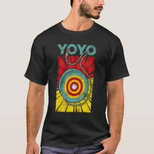 Yoyo 70er 80er 90er Klassiek Speelgoed Spel Vintag T-shirt