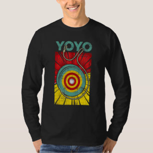 Yoyo 70er 80er 90er Klassiek Speelgoed Spel Vintag T-shirt