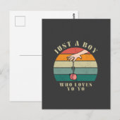 Yoyo boy briefkaart (Voorkant / Achterkant)