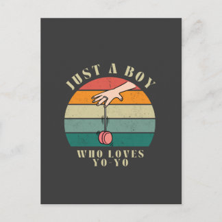 Yoyo boy briefkaart