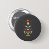 Yoyo Christmas Tree Xmas  Ronde Button 5,7 Cm (Voorkant /achterkant)