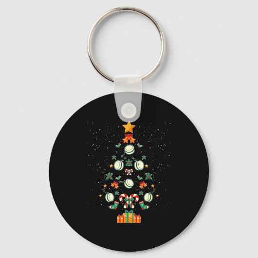 Yoyo Christmas Tree Xmas  Sleutelhanger (Voorkant)