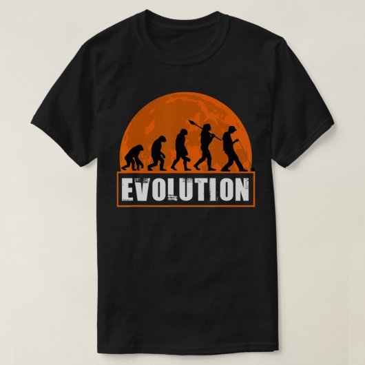Yoyo Evolution Grappige Menselijke Evolutie voor Y T-shirt (Design voorkant)