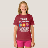 Yoyo-geleerde je kent het allemaal T-Shirt (Voorkant volledig)