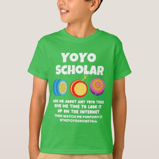 Yoyo-geleerde je kent het allemaal T-Shirt (Voorkant)