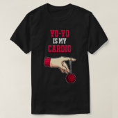 Yoyo is mijn Cardio Funny Hobby Retro 90's T-shirt (Design voorkant)