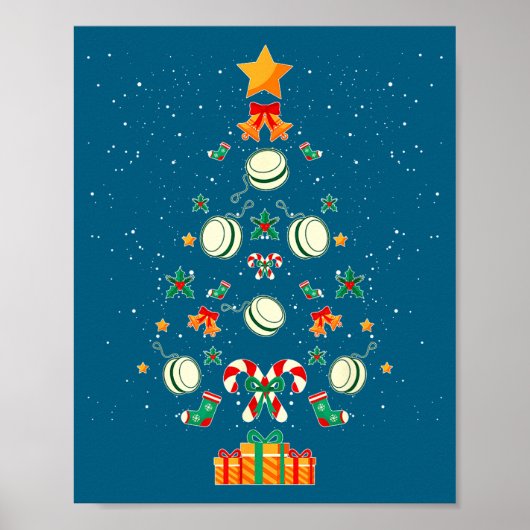 Yoyo Kerstboom Xmas  Poster (Voorkant)
