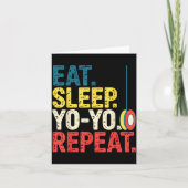 Yoyo Player Yo-yo Enthusiast  Kaart (Voorkant)