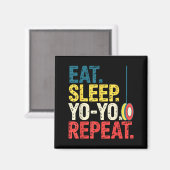 Yoyo Player Yo-yo Enthusiast Magneet (Voorkant / Achterkant)